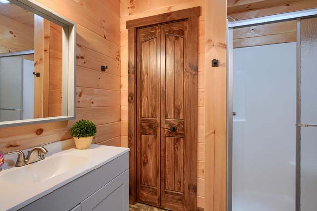 bathroom with stand up shower