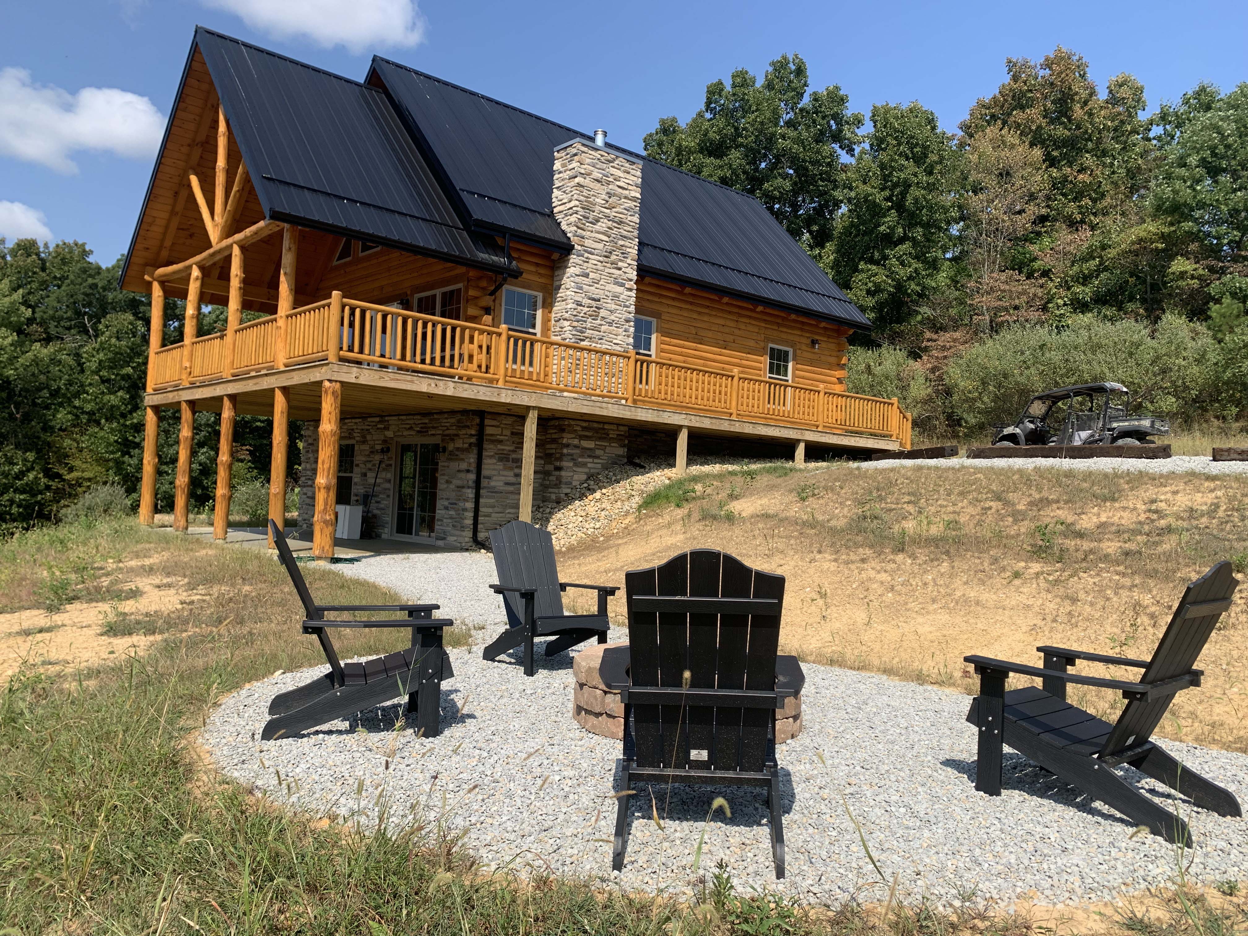 Moonlight Meadow cabin at Trickle Creek in Hocking Hills