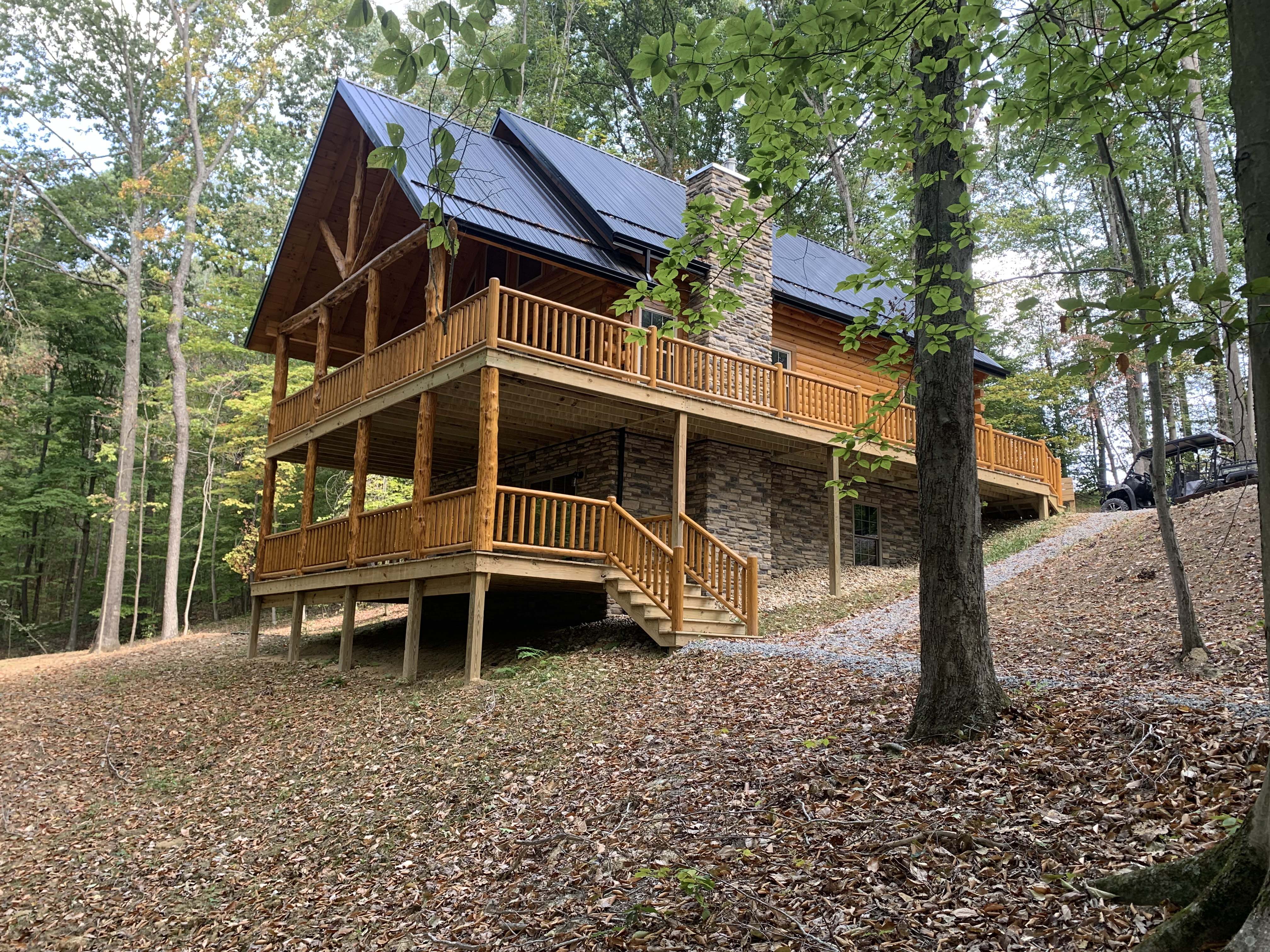 Mystic Hollow cabin at Trickle Creek in Hocking Hills