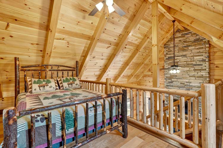 valley view cabin gas grill on porch are
