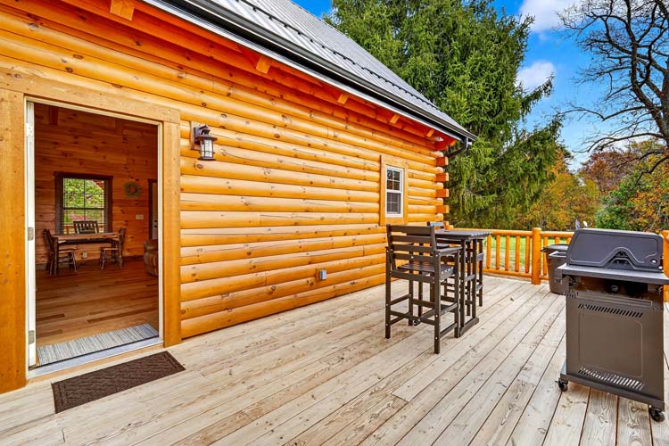 valley view cabin pet friendly cabin exterior