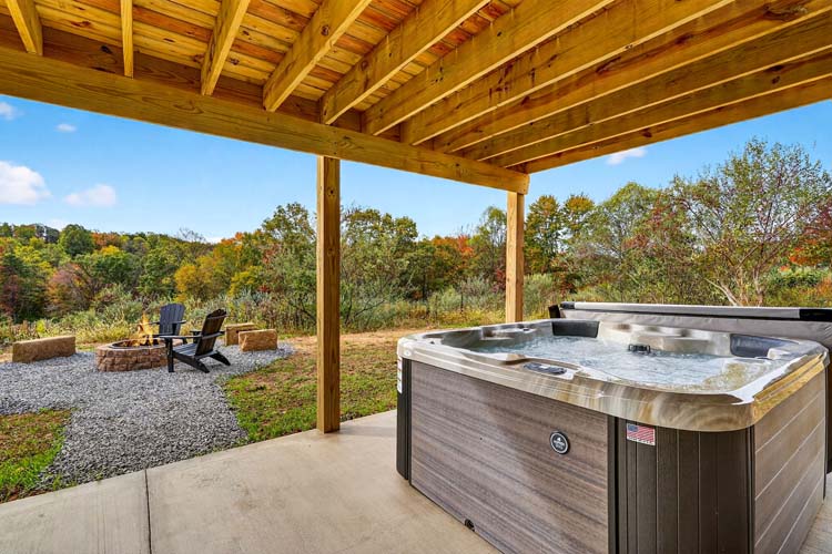 valley view cabin romantic getaway cabin hot tub