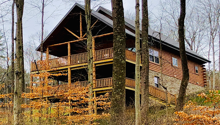 Almost Heaven Cabin Trickle Creek Luxury Cabin Rentals In