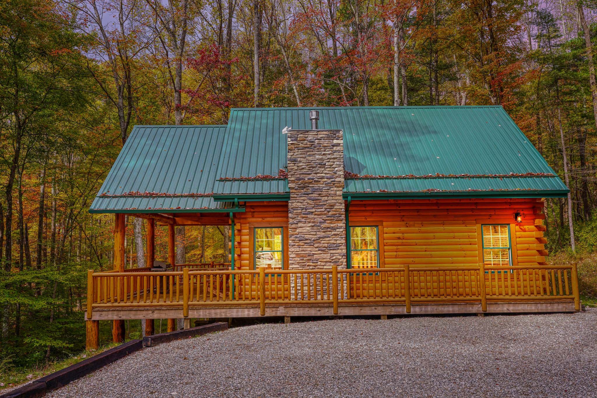 Honey Bear cabin at Trickle Creek in Hocking Hills
