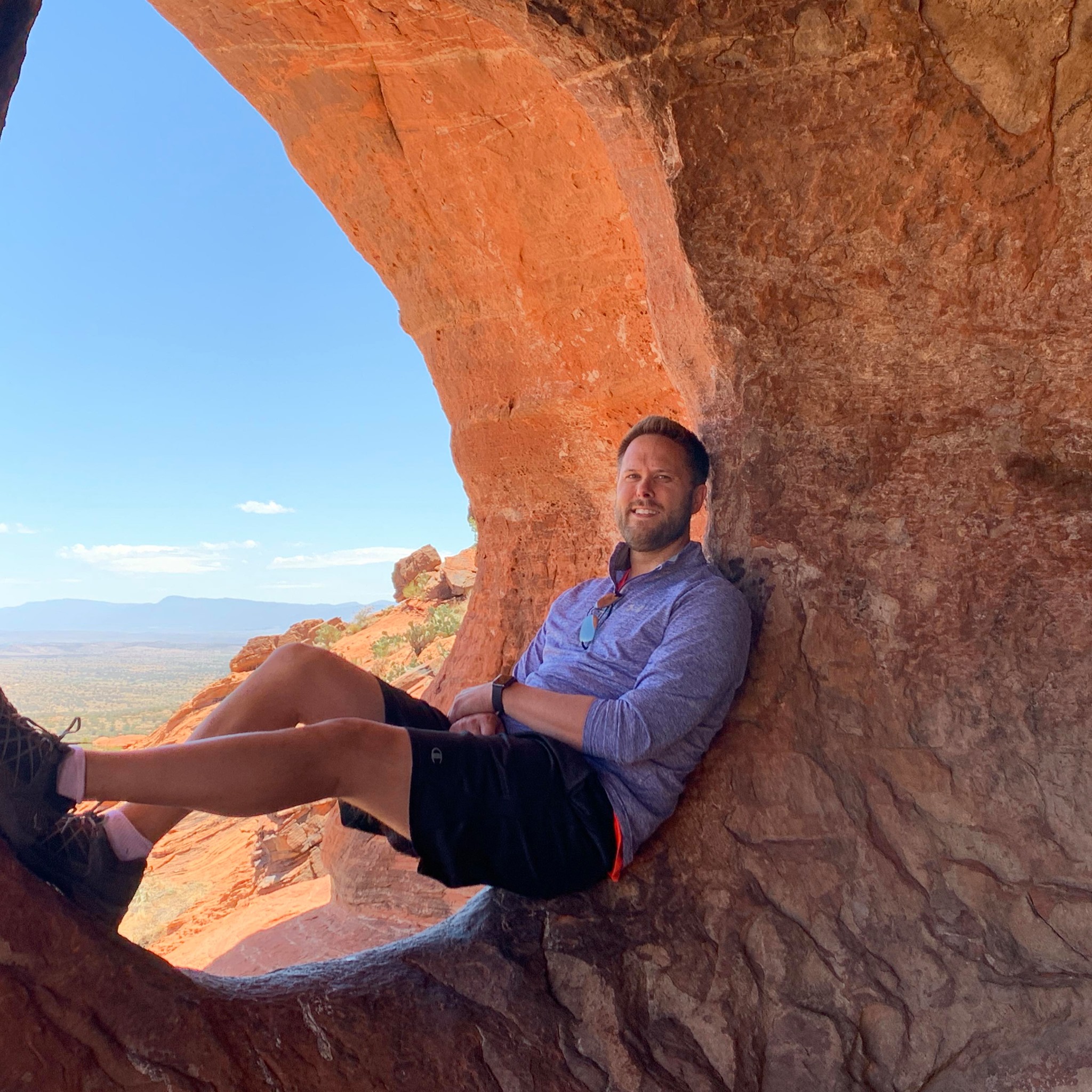 man on rock